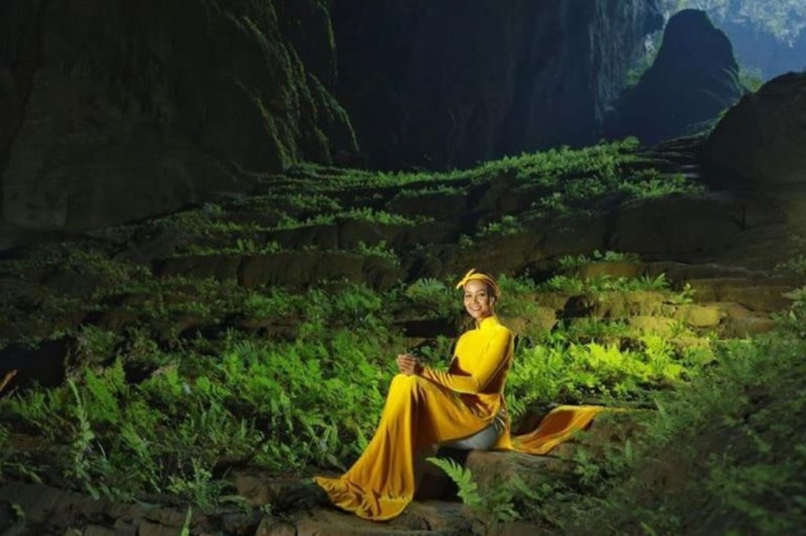 Hoa hậu H’Hen Niê và tuyệt tác nghệ thuật ở hang Sơn Đoòng