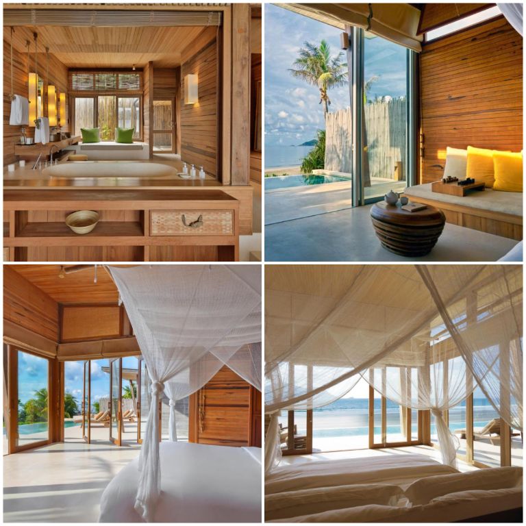 Phòng ngủ có view hướng biển, thuận tiện cho du khách ngắm bình minh hay hoàng hôn trên biển 