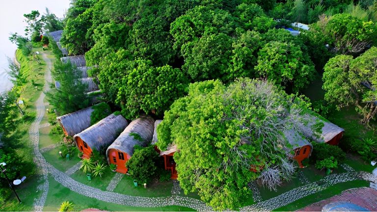Cô Tô Village là homestay có diện tích rộng rãi, thoáng mát, bao quanh là thiên nhiên và rừng canh xanh thẳm (nguồn: facebook.com)