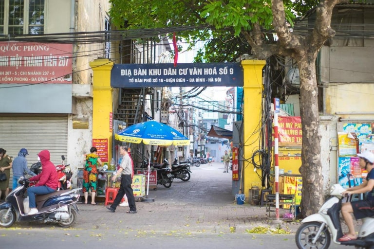 Michi House 3 nằm ngay khu dân cư văn hóa số 9 Ba Đình