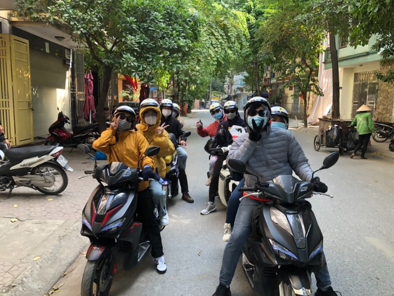 cho thuê xe tay ga tạ Hà Nội