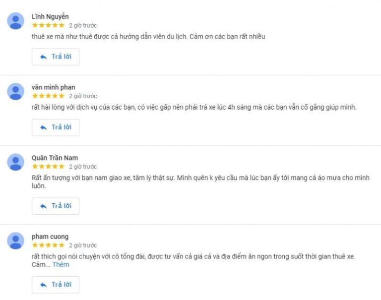review tốt từ phía khách hàng thuê xe máy ở Hà Nội MOTOGO