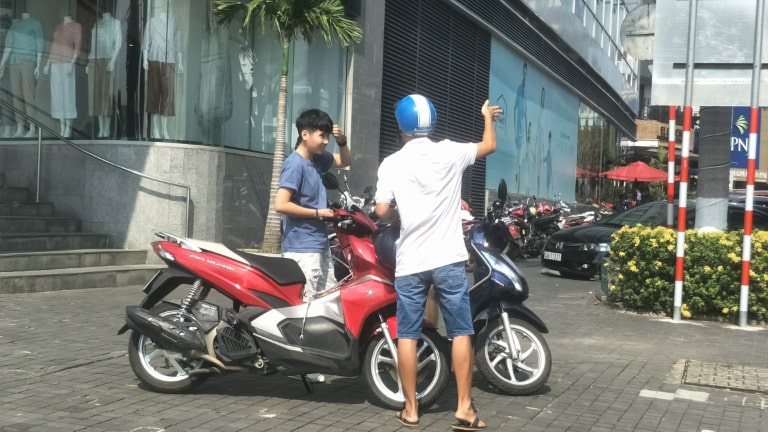 Xe máy thuê ở đây chạy khỏe và ổn định
