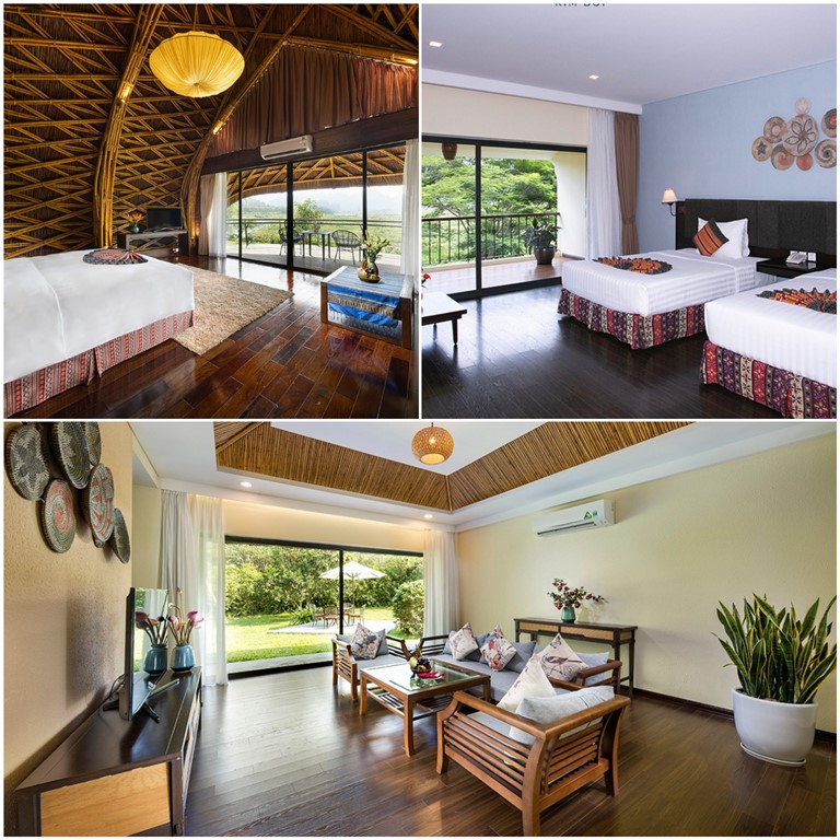 Các hạng phòng nghỉ được thiết kế theo phong cách khác nhau, phù hợp với nhiều đối tượng khách hàng. 