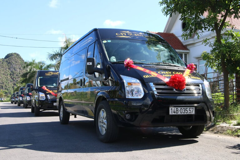 Xe khách Quang Mười được nhiều khách hàng lựa chọn cho tuyến đường Quảng Ninh - Thanh Hóa.