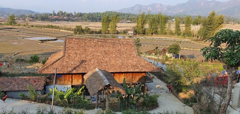 Homestay Điện Biên Phương Đức vẫn giữ được nét văn hóa truyền thống của người đồng bào dân tộc Thái nơi đây (nguồn: google map)