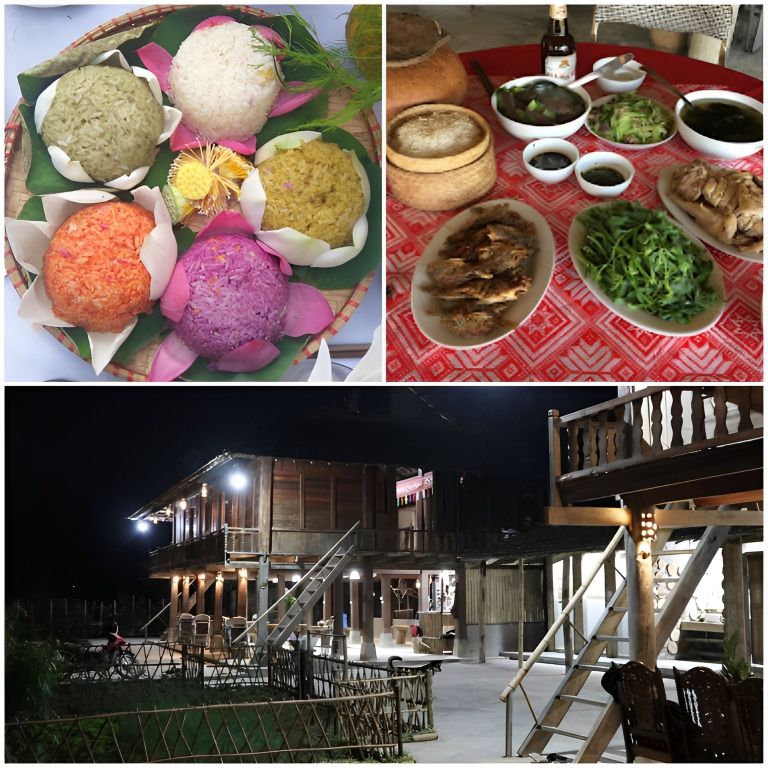 Đến với homestay Mường Phăng, du khách sẽ được thưởng thức các món ăn đặc sản cực kỳ ngon nơi bản làng (nguồn: google map)