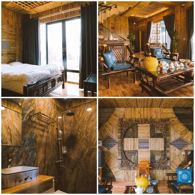Homestay Tả Phìn Sapa có kiến trúc truyền thống, được xây dựng bằng chất liệu hoàn toàn từ nhiên nhiên như gỗ, tre, nứa,... (nguồn: facebook.com)