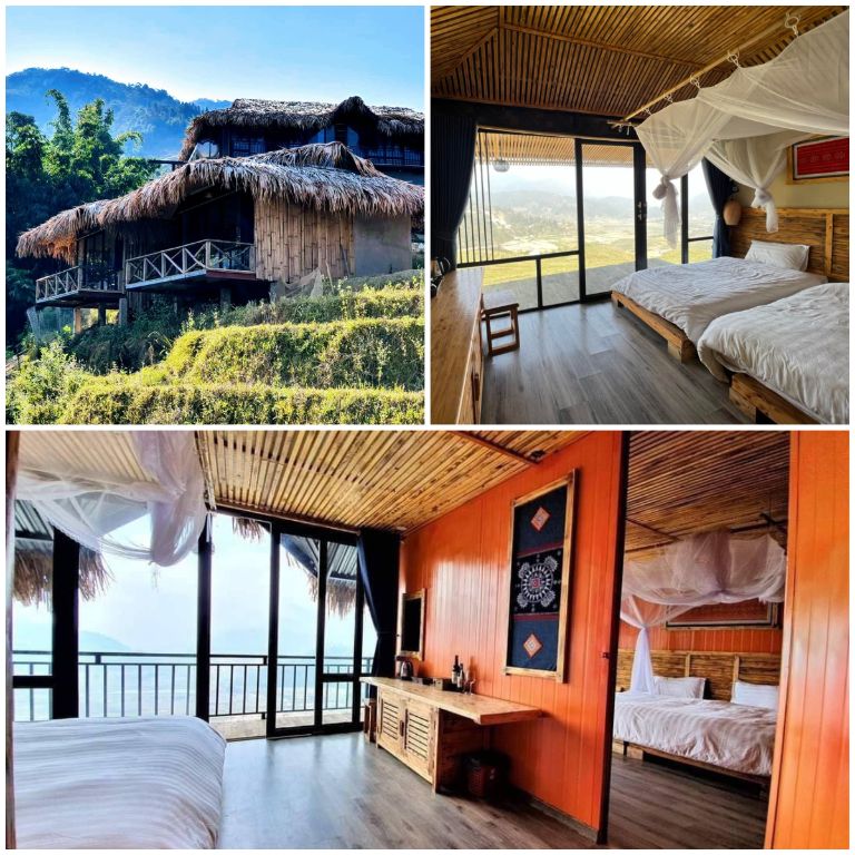 Các căn phòng tại Tả Phìn Lodge được cung cấp đầy đủ các tiện ích cơ bản để du khách có trải nghiệm tốt nhất (nguồn: facebook.com)