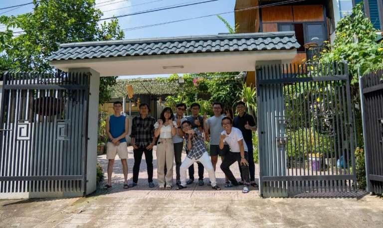 Du khách hào hứng check -in tại Đô Đô homestay Tuyên Quang