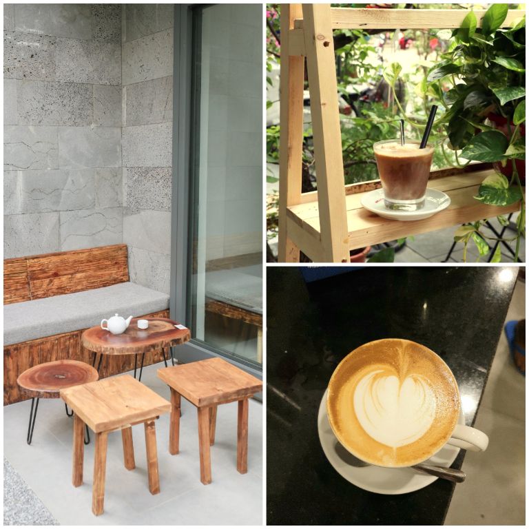 Ngoài các tiện ích trên thì homestay Đà Nẵng gần bãi biển Mỹ Khê này còn có một khu vực phục vụ cà phê ngay dưới sảnh tầng 1 (nguồn: facebook.com)