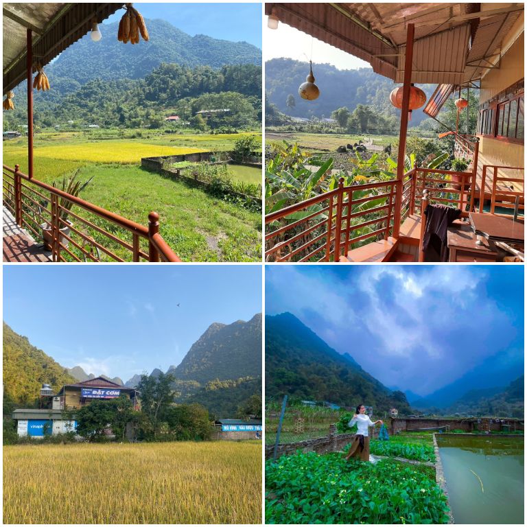 Homestay Hà Quảng Cao Bằng Mai Anh mang đến không gian nghỉ dưỡng thoáng mát, gần gũi với thiên nhiên