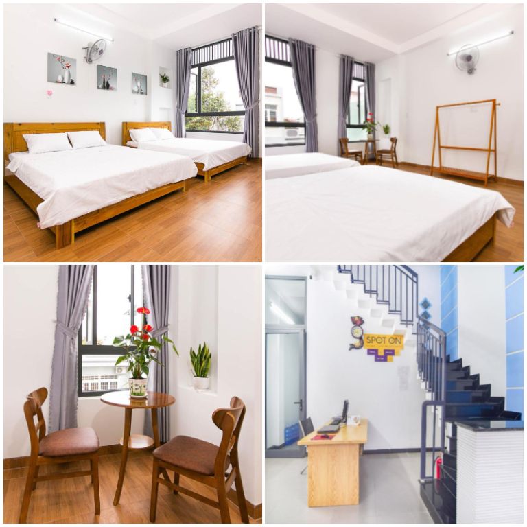 Spot On 806 Net Viet homestay Hải Châu có thiết kế phòng theo phong cách tối giản, tạo không gian tối đa để khách nghỉ dưỡng (nguồn: booking.com)