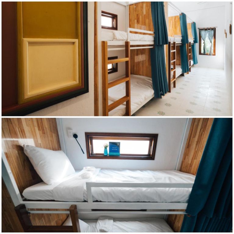 Chỉ với 200 000đ/giường, quý khách có thể lựa chọn lưu trú tại phòng tập thể 6 người tại homestay gần sông Hương tại Huế.