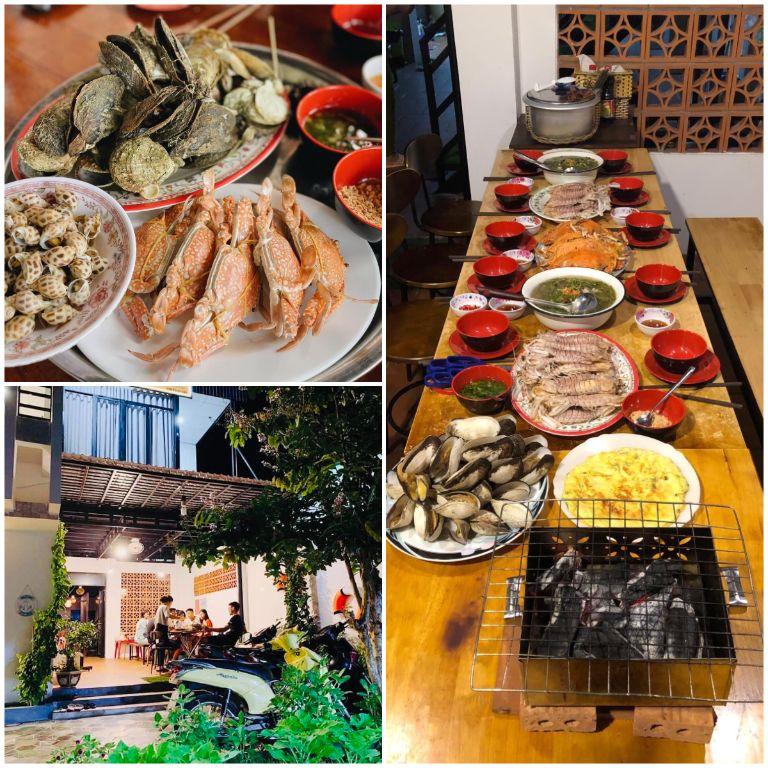 The Bấc’s Homestay Kiên Giang còn có dịch vụ phục vụ bữa cơm nhà và bếp nướng BBQ ngoài trời bên gia đình và bạn bè rất sôi động 