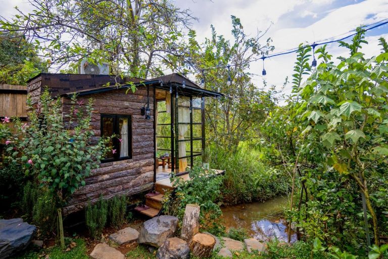 Homestay Lâm Đồng cung cấp bungalow nguyên căn với view nhìn ra vườn rất phù hợp cho các bạn yêu thích sống ảo. Giá chỉ hơn 700.000đ cho một đêm lưu trú.