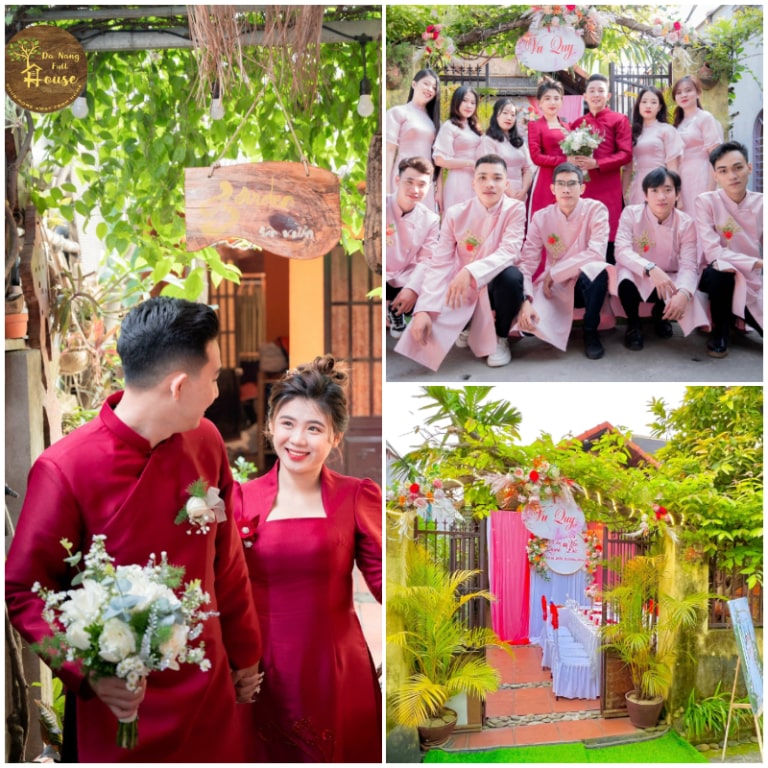 Homestay Da Nang Full House cung cấp dịch vụ tổ chức đám cưới để khách hàng có một buổi lễ long trọng nhất đời (nguồn: facebook.com)