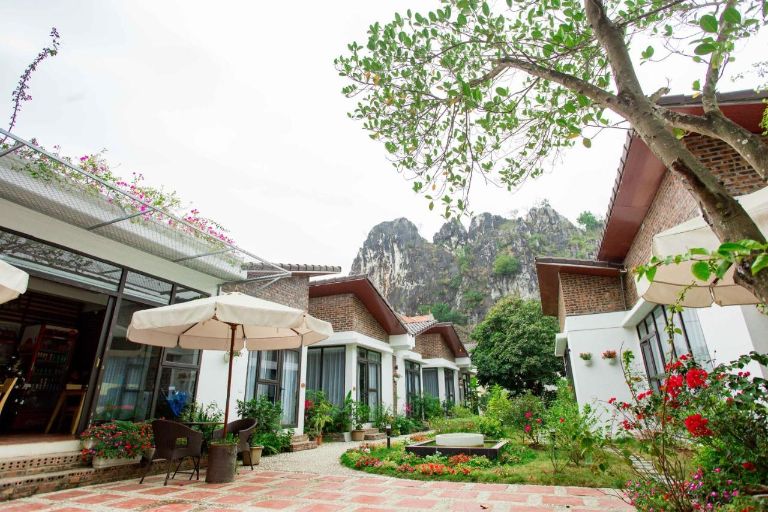 Tam Coc Boutique Garden là một khu nghỉ dưỡng độc đáo, được lấy cảm hứng từ khu vườn Bắc Bộ Việt Nam 