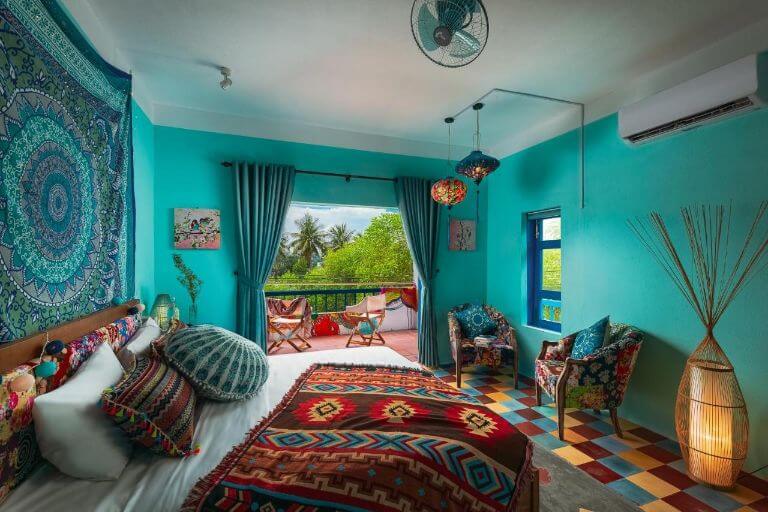 Annabo Tam Thanh Beach House với phong cách trang trí Boho đem lại cảm giác mới mẻ, hoang dã