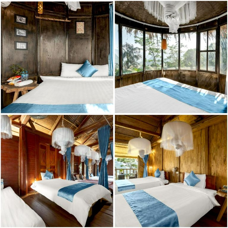 Các hạng phòng tại homestay Pù Luông liên tục được nâng cấp và cải thiện để đáp ứng nhu cầu đa dạng của khách lưu trú.