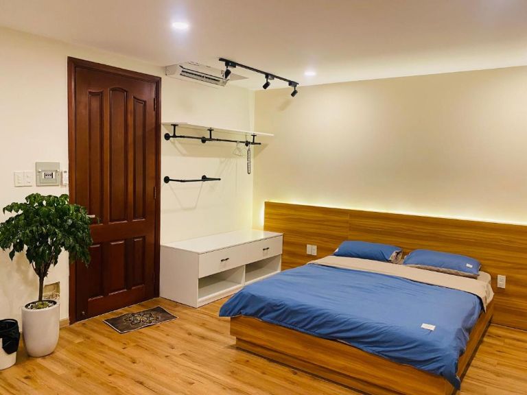 Ngoài các phòng đôi tuyệt đẹp, homestay Tân Phú đặc biệt còn khai thác các căn hộ 2 phòng ngủ dành cho gia đình hoặc nhóm bạn để lưu trú.