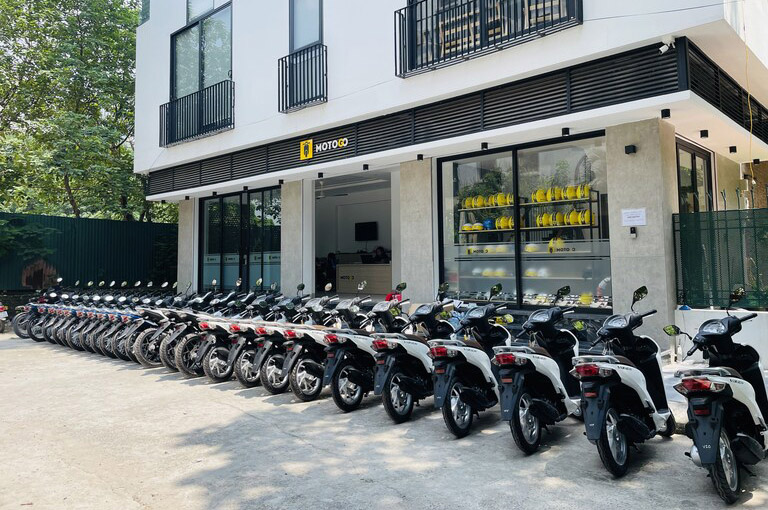 Dàn xe mới được cập nhật tại MOTOGO, phục vụ khách du lịch đến Hà Nội. (nguồn: motogo.vn) 