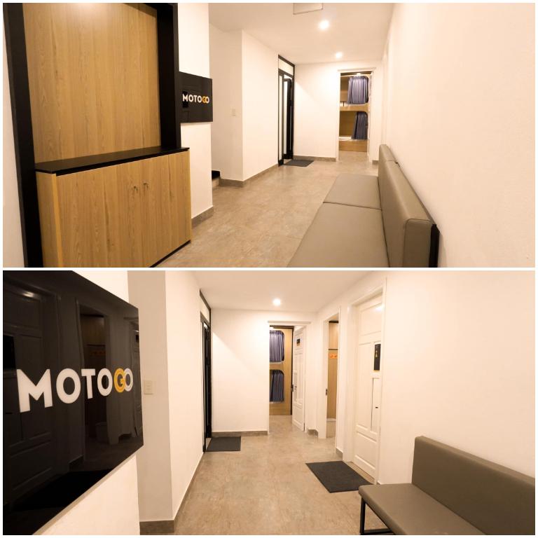 Sảnh tầng 2 khu vực phòng nghỉ tại MOTOGO, sạch sẽ, hiện đại, đáp ứng mọi nhu cầu khách du lịch. (nguồn: internet) 