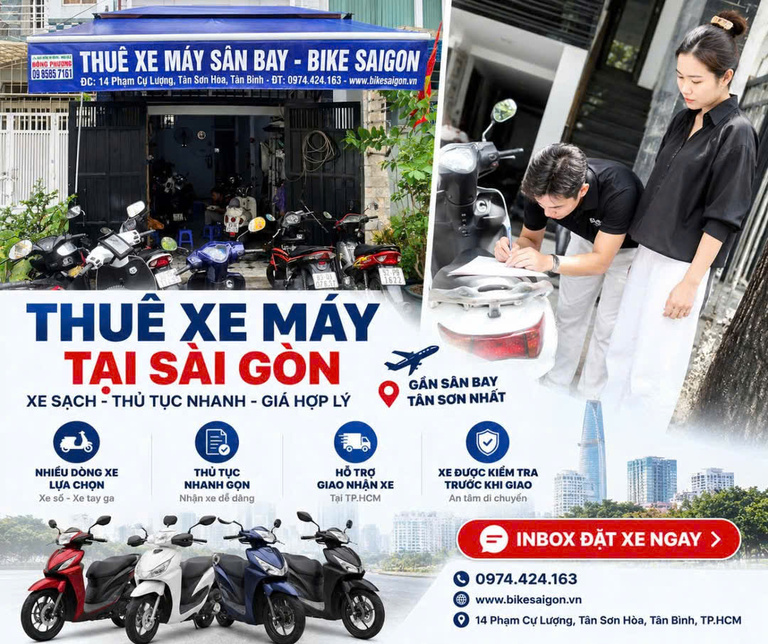 Thuê xe máy Bike Saigon cung cấp đa dạng các loại xe với mức giá phải chăng, hợp lý với thị trường chung hiện nay. (nguồn: internet)