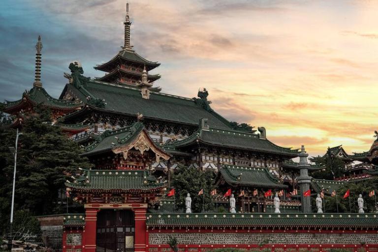 Chùa Minh Thành có sự kết hợp phong cách Nhật Bản – Trung Hoa