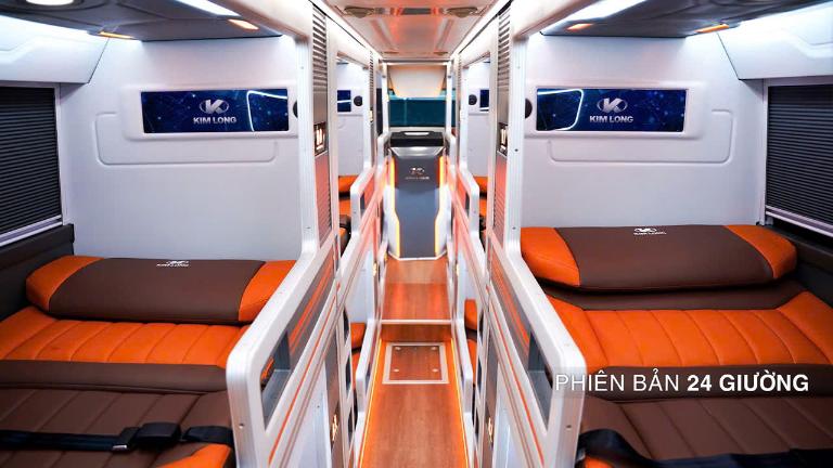 Xe FUTA Hà Sơn sử dụng dòng xe giường nằm và cabin cao cấp