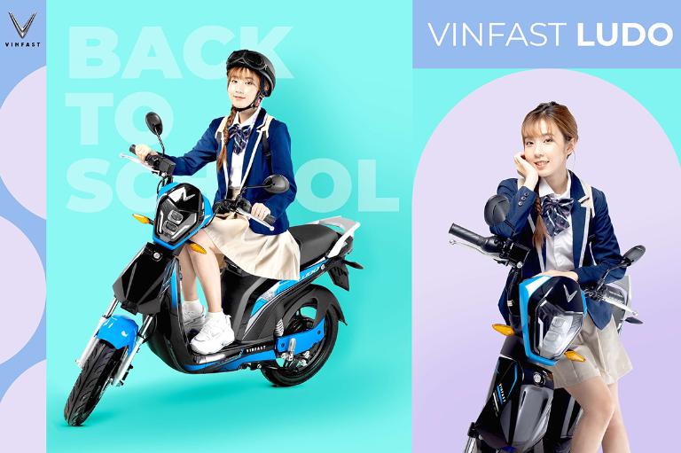 VinFast Ludo – Nhỏ gọn, an toàn, dễ điều khiển cho học sinh và sinh viên.