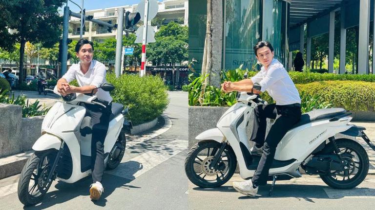Trải nghiệm lái êm ái và không tiếng ồn với xe máy điện Dat Bike trên những con phố đông đúc
