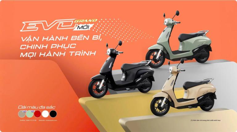 Xe máy điện Evogrand hiện là một lựa chọn đáng cân nhắc cho người dùng đô thị