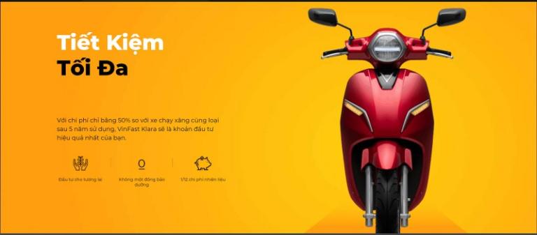 Klara Neo có thể di chuyển đến 120 km cho mỗi lần sạc đầy