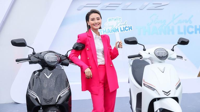 Xe máy điện Feliz với thiết kế nhỏ gọn, màu sắc đa dạng, phù hợp giới trẻ.