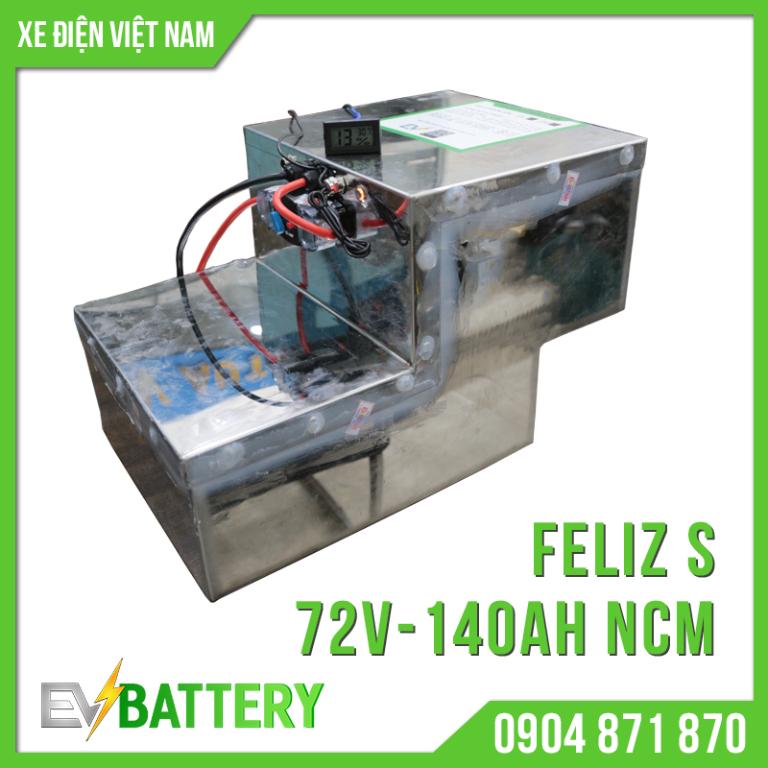 Pin LFP trên Xe máy điện Feliz – an toàn, bền bỉ và chịu nhiệt tốt, phù hợp khí hậu Việt Nam