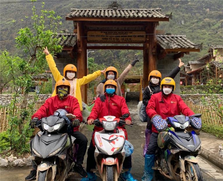 Hình thức easy rider đặc biệt phổ biến với du khách nước ngoài.