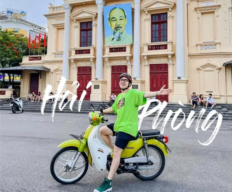 Đến Hải Phòng mà không đi bằng xe máy thì sao có thể khám phá trọn vẹn vùng đất thú vị này !