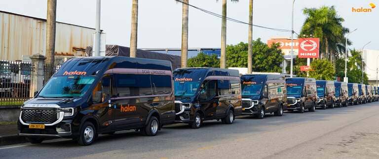 Hà Lan chạy VIP limousine 10 chỗ, đón trả tận nơi giữa nội thành Hà Nội và khu Hạ Long. (Nguồn: Internet)