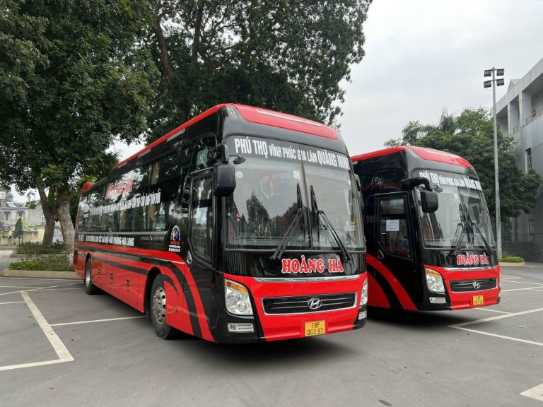 Xe Hoàng Hà (Phú Thọ) ghế ngồi tuyến Hà Nội - Phú Thọ