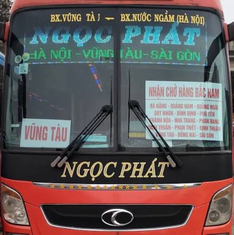 Xe Ngọc Phát giường nằm 40 chỗ tuyến Hà Nội - Vũng Tàu