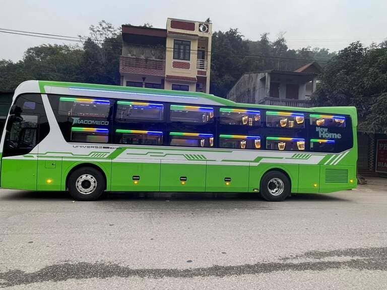  Quang Giang chạy cabin 24 phòng, đón ở 55 Nguyễn Hoàng và Bến xe Mỹ Đình, trả trung tâm TP Hà Giang. (Nguồn: Internet)