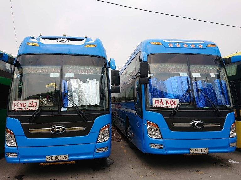 Xe Minh Phúc giường nằm 40 chỗ, thường bao cơm tuyến Hà Nội - Vũng Tàu
