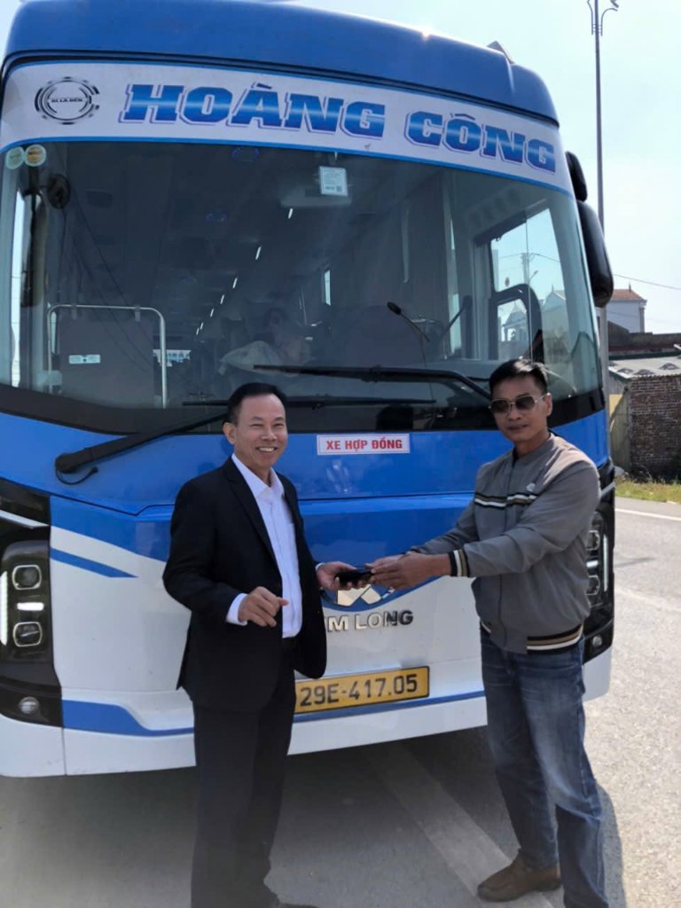 Xe Hoàng Công ghế 29 chỗ tuyến Hà Nội - Móng Cái
