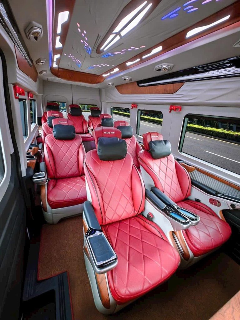Nội thất xe Hùng Ngọc – Sông Lìu Limousine - giường nằm, ghế ngồi tuyến Hà Nội - Lạng Sơn