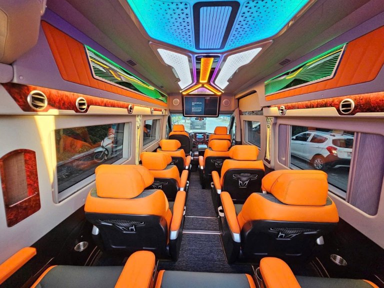 Nội thất xe Hữu Nghị Express - giường nằm, ghế ngồi tuyến Hà Nội - Lạng Sơn