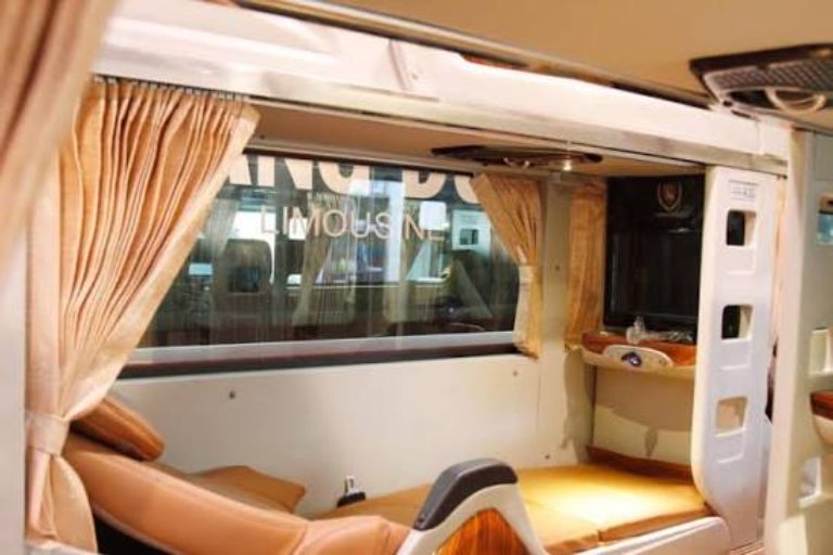 Nội thất xe Quang Dũng VIP Limousine - giường nằm, ghế ngồi tuyến Hà Nội - Huế